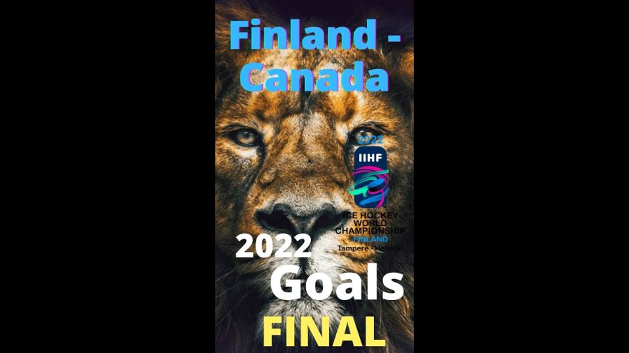 Suomi - Kanada Tampere 2022 ICE HOCKEY. Maalikooste