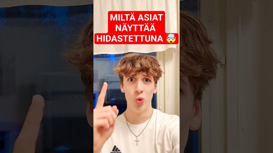 MILTÄ ASIAT NÄYTTÄÄ HIDASTETTUNA 😱🤯 | Uskomatonta | #krissed #shorts #suomi