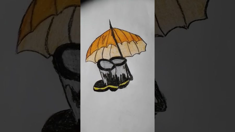 Syksyn sateet #raining #autumn #drawing #coloring #art  #shorts #subscribe