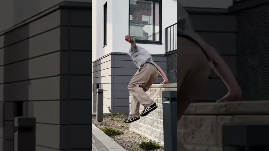 Syksy ❤️😍 #parkour #shorts #autumn